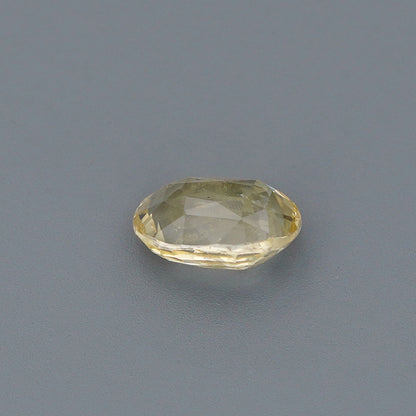 1.04 Ct Yellow Ceylon Sapphire Unheated Oval Cut
