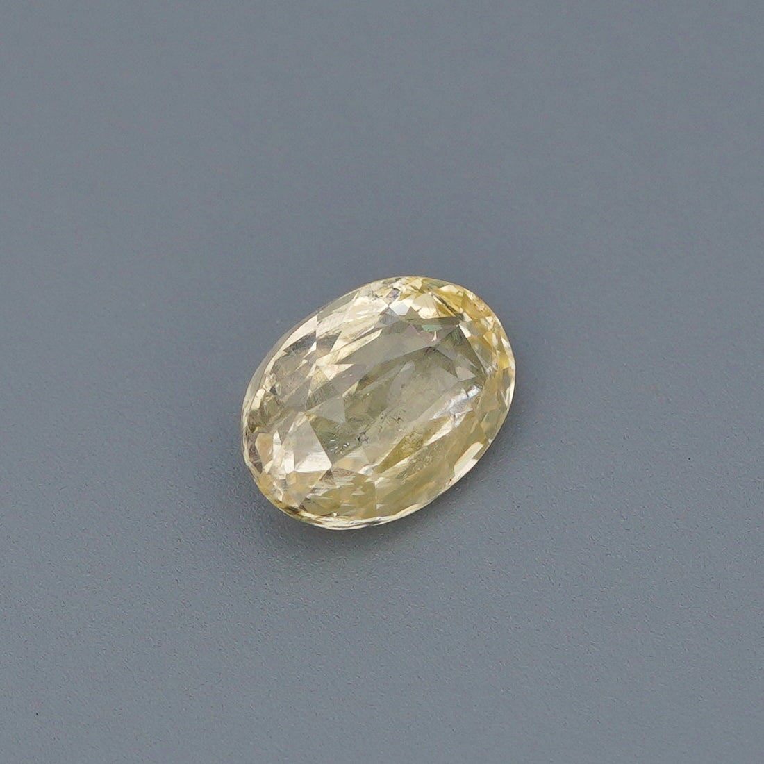 1.04 Ct Yellow Ceylon Sapphire Unheated Oval Cut