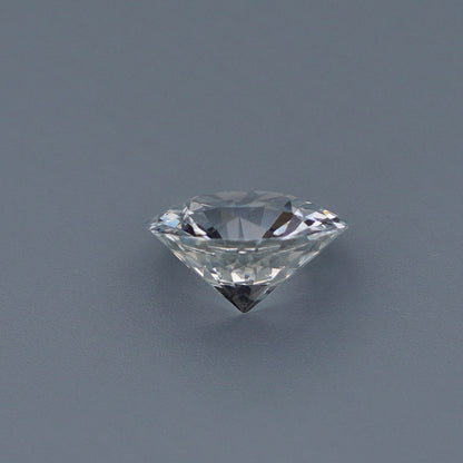 1.82 Ct White Sapphire Unheated Round Brilliant Cut