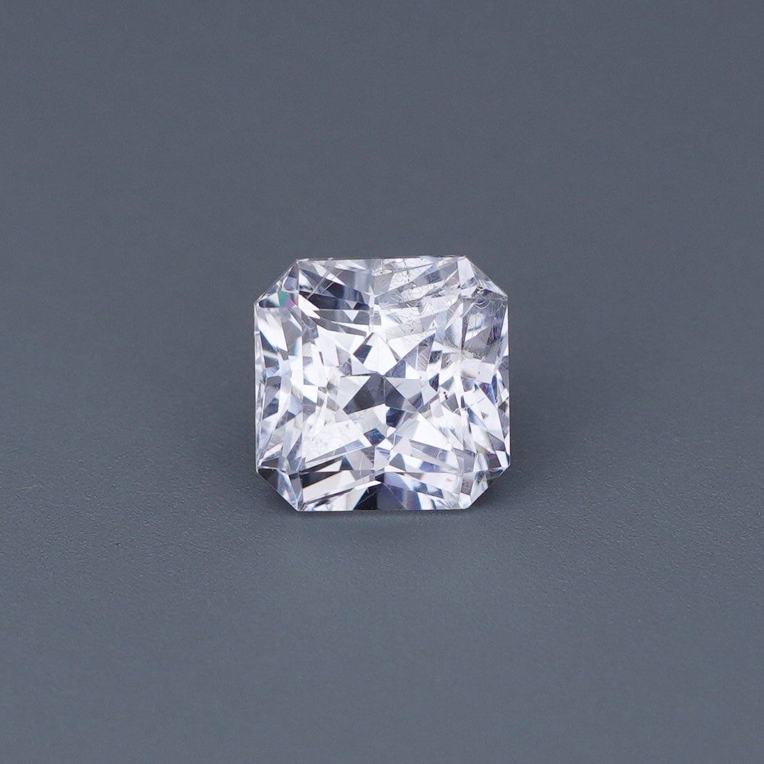 1.21 Ct White Sapphire Unheated Octagon Princess Cut