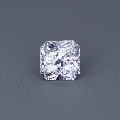 1.21 Ct White Sapphire Unheated Octagon Princess Cut