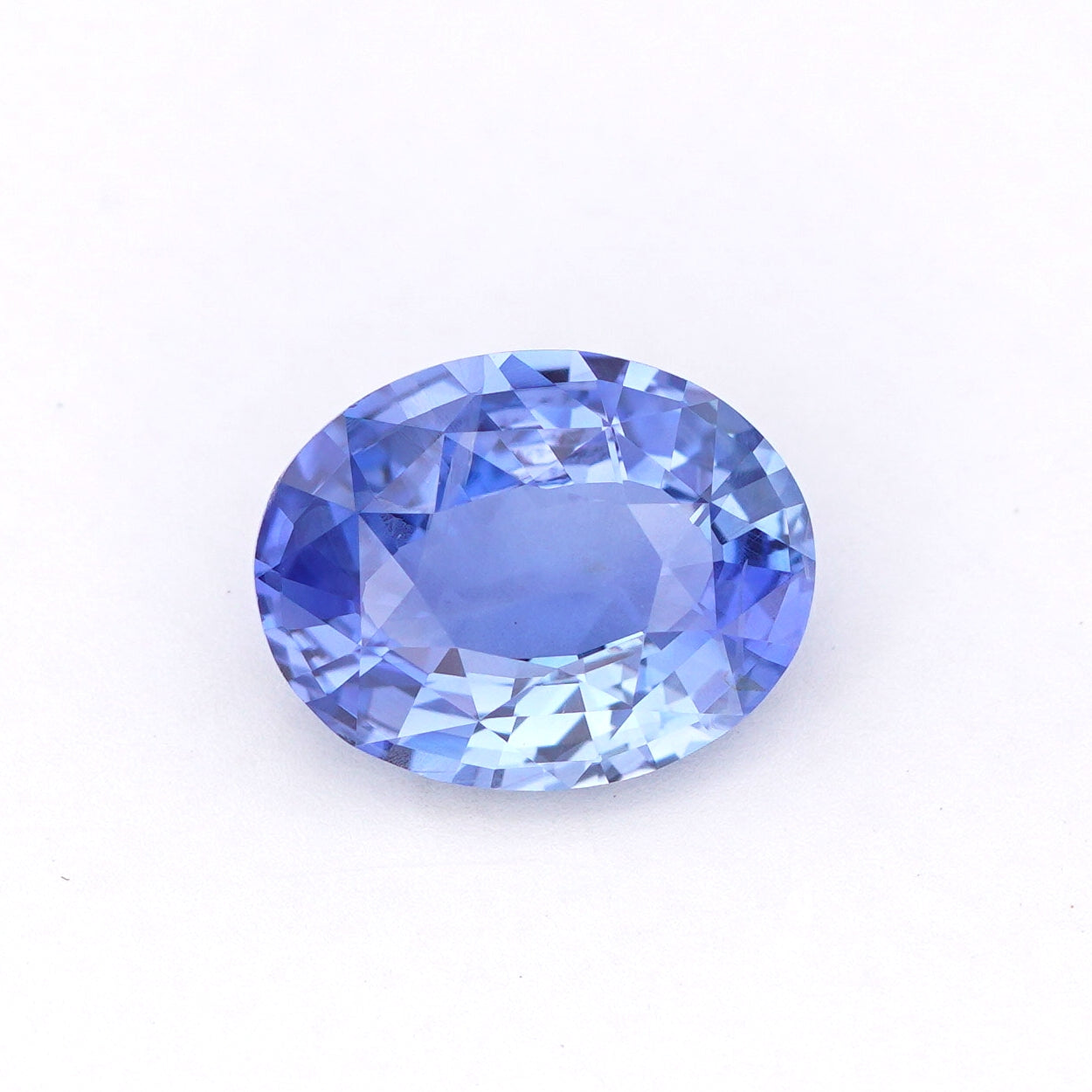 2.55 Ct Blue Ceylon Sapphire Unheated Oval Cut