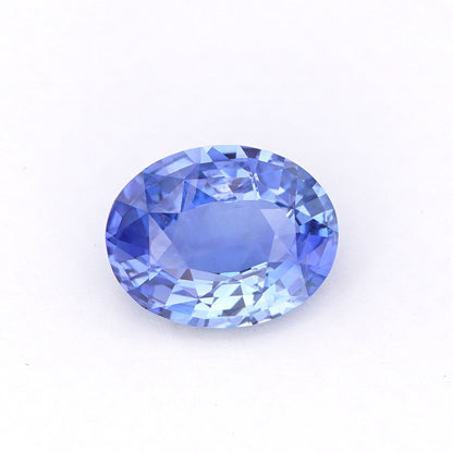 2.55 Ct Blue Ceylon Sapphire Unheated Oval Cut