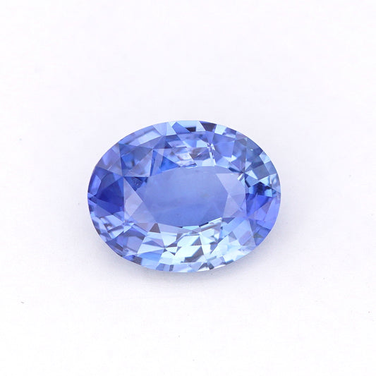 2.55 Ct Blue Ceylon Sapphire Unheated Oval Cut