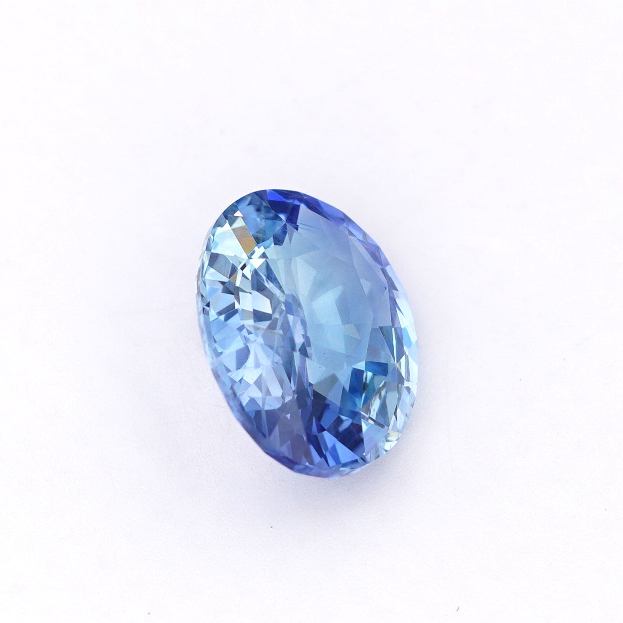 2.55 Ct Blue Ceylon Sapphire Unheated Oval Cut