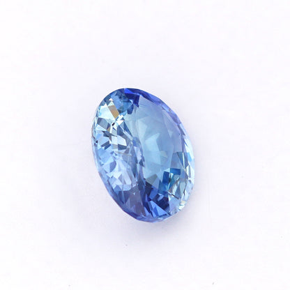 2.55 Ct Blue Ceylon Sapphire Unheated Oval Cut