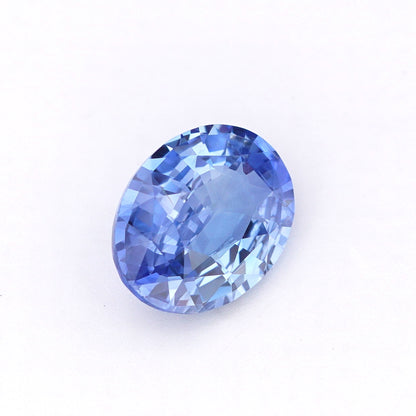 2.55 Ct Blue Ceylon Sapphire Unheated Oval Cut