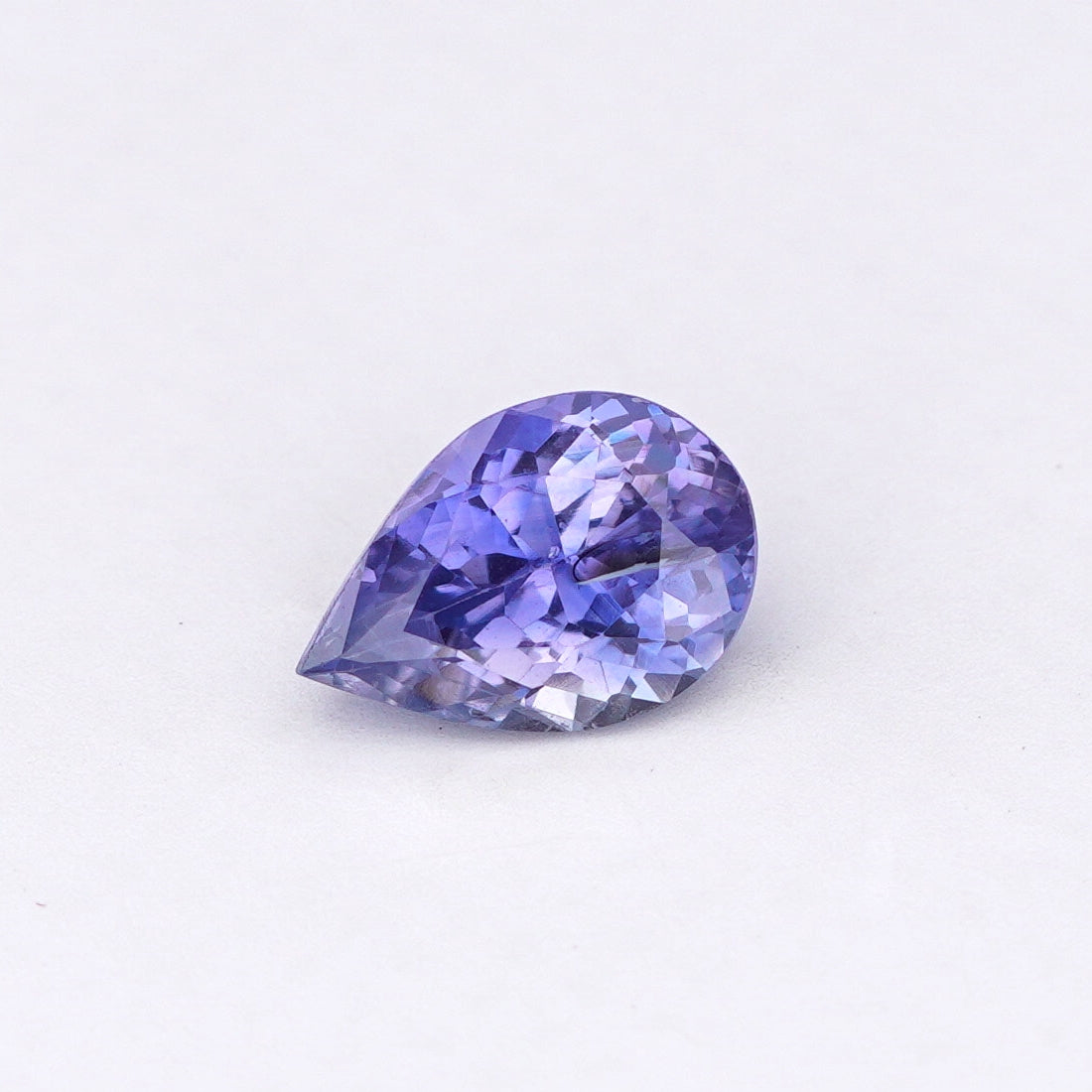 0.92 Ct Vivid Blue Ceylon Sapphire Heated Oval Pear Cut