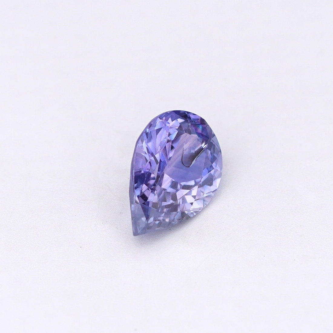 0.92 Ct Vivid Blue Ceylon Sapphire Heated Oval Pear Cut