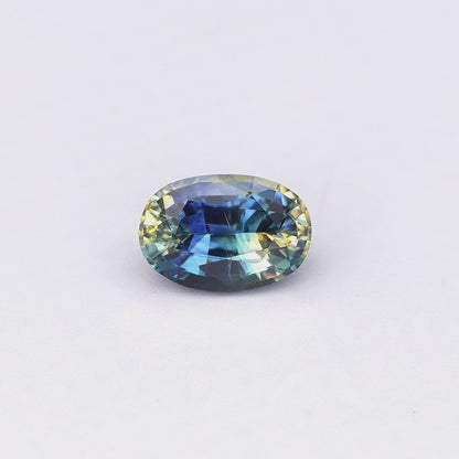 0.72 Ct Bi Colour (Blue and Yellow) Ceylon Sapphire Oval Cut