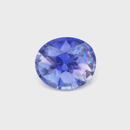 1.21 Ct Royal Blue Ceylon Sapphire Unheated Oval Cut