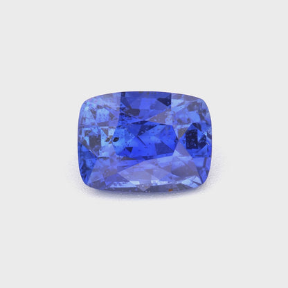 1.21 Ct Cornflower Blue Sapphire Unheated Long Cushion Cut