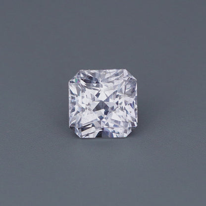 1.21 Ct White Sapphire Unheated Octagon Princess Cut