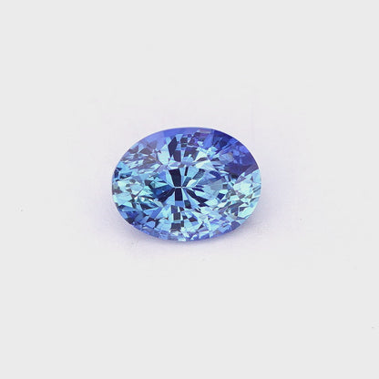 1.01 Ct Blue Ceylon Sapphire Unheated Oval Cut