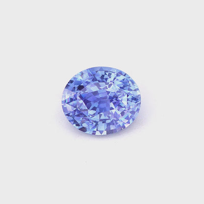 1.14 Ct Blue Ceylon Sapphire Unheated Oval Cut