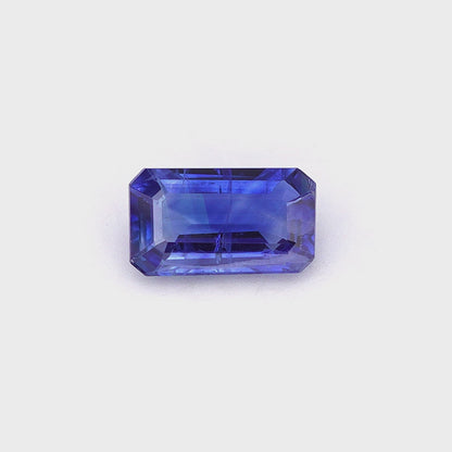 0.94 Ct Blue Ceylon Sapphire Octagon Cut