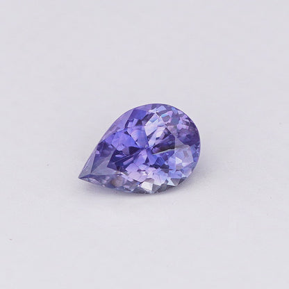 0.92 Ct Vivid Blue Ceylon Sapphire Heated Oval Pear Cut