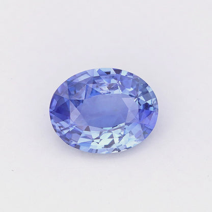 2.55 Ct Blue Ceylon Sapphire Unheated Oval Cut