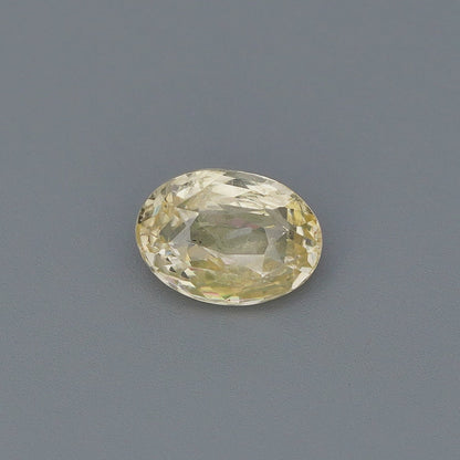 1.04 Ct Yellow Ceylon Sapphire Unheated Oval Cut