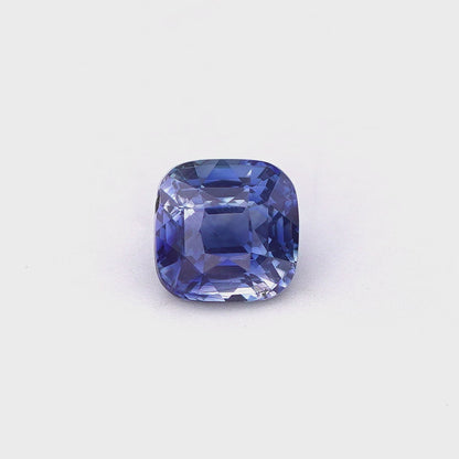 1.03 Ct Blue Ceylon Sapphire Heated Cushion Cut