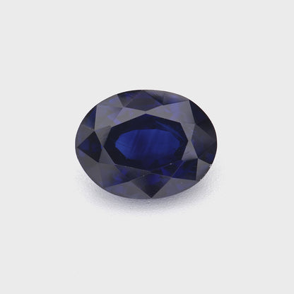 1.43 Ct Royal Blue Ceylon Sapphire Unheated Oval Cut