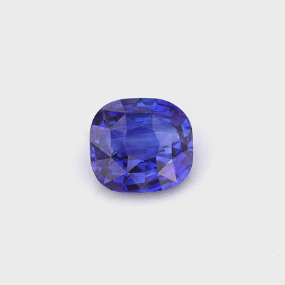 1.07 Ct Royal Blue Ceylon Sapphire Heated Cushion Cut